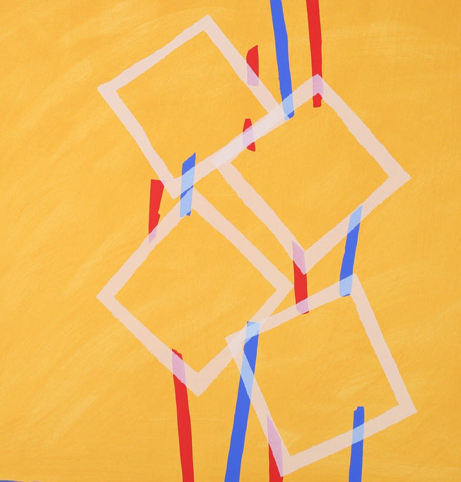SANDRA BLOW, 'IV SQUARE', 2005 LIMITED EDITION SILKSCREEN PRINT 116/120, SIGNED