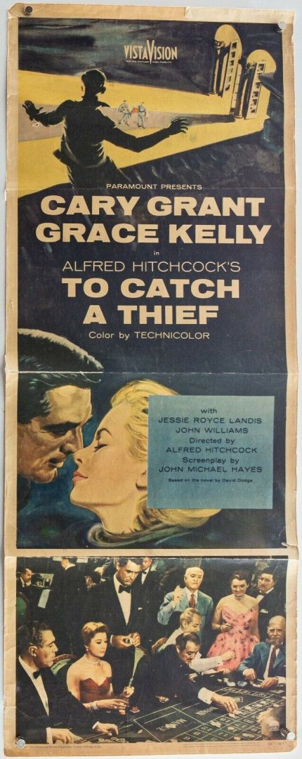 hitchcock catch thief poster