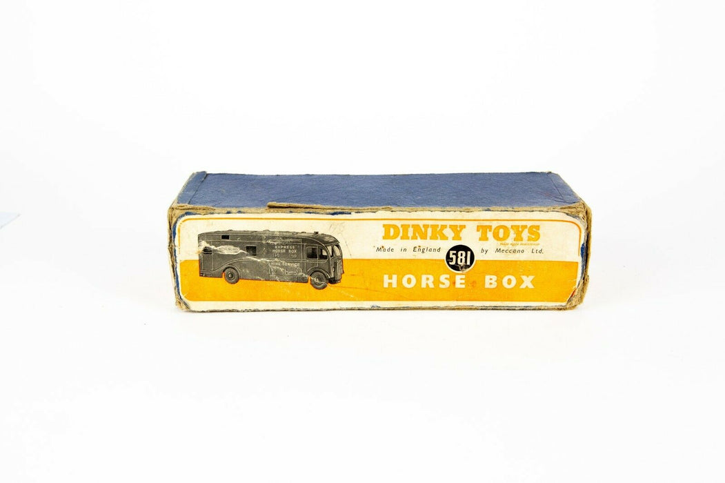 DINKY TOYS -BRITISH RAILWAYS EXPRESS HORSE BOX No. 581- VINTAGE VAN LORRY MODEL, BOXED