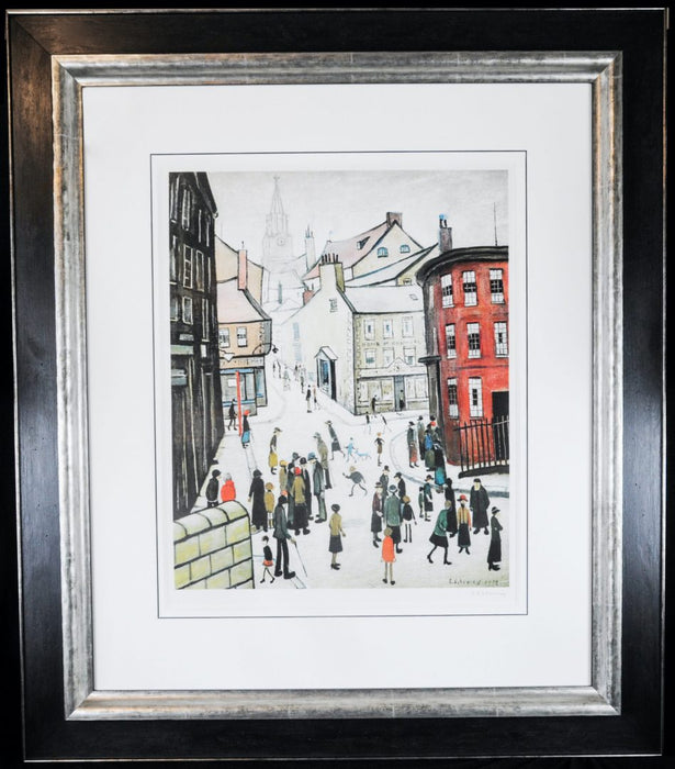 LAURENCE STEPHEN LOWRY -BERWICK ON TWEED- LIMITED EDITION PRINT 72/650, SIGNED