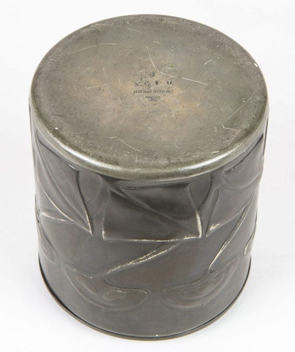 ARCHIBALD KNOX for LIBERTY &amp; Co. - TUDRIC PEWTER TOBACCO BOX BISCUIT BARREL POT No. 0193