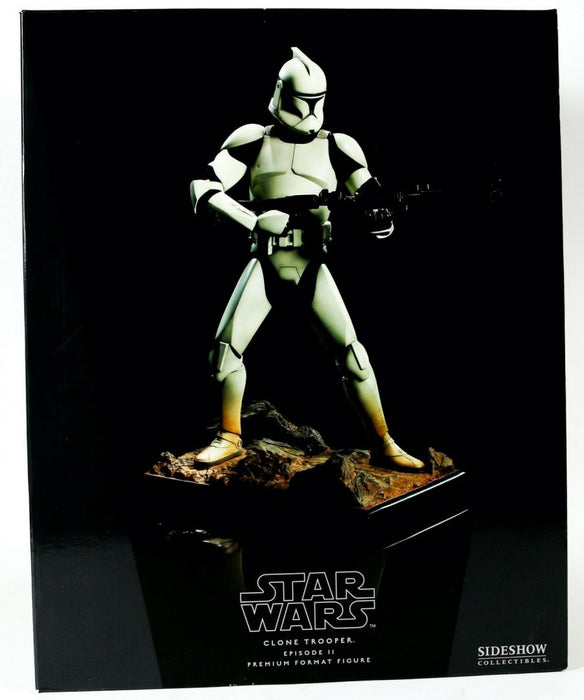 SIDESHOW COLLECTIBLES -CLONE TROOPER, PREMIUM FORMAT- STAR WARS FIGURE , BOXED