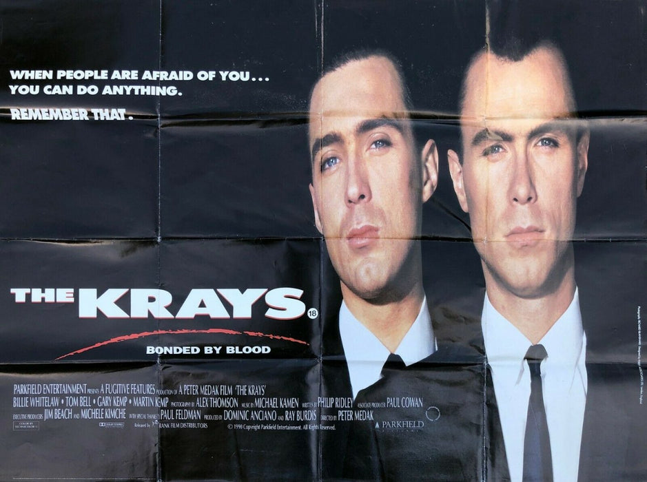 THE KRAYS (1990) - UK BRITISH QUAD FILM MOVIE CINEMA POSTER