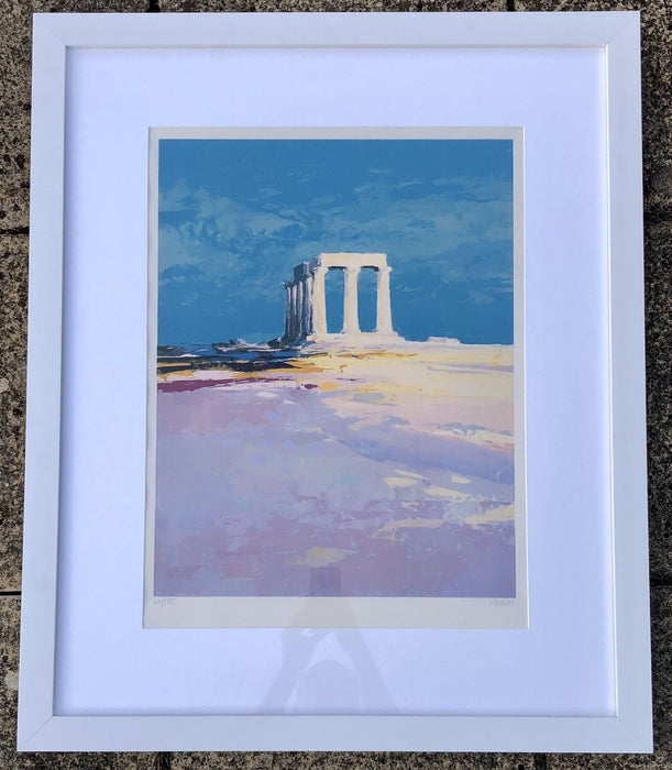 DONALD HAMILTON FRASER -TEMPLE OF APOLLO- LIMITED EDITION SCREEN PRINT, SIGNED