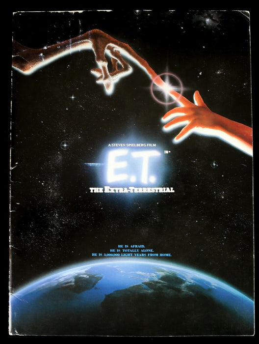 E.T. THE EXTRA-TERRESTRIAL (1982) ORIGINAL JAPANESE FILM MOVIE CINEMA PROGRAMME