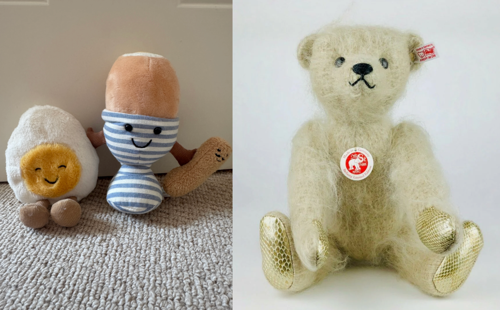 What makes soft toys collectable? From Steiff bears to Jellycat