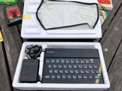 SINCLAIR ZX SPECTRUM 48K, COMPUTER PROGRAM RECORDER CPD8300, ALPHACOM 32 PRINTER
