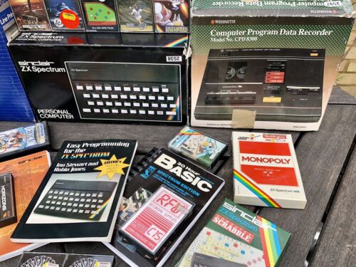 SINCLAIR ZX SPECTRUM 48K, COMPUTER PROGRAM RECORDER CPD8300, ALPHACOM 32 PRINTER