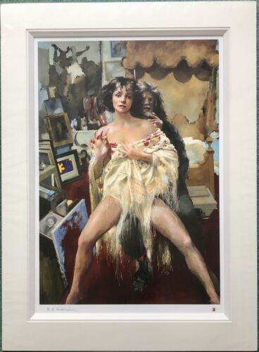 ROBERT LENKIEWICZ, 'PAINTER WITH BENEDIKTE', LIMITED EDITION PRINT 25/150 & COA