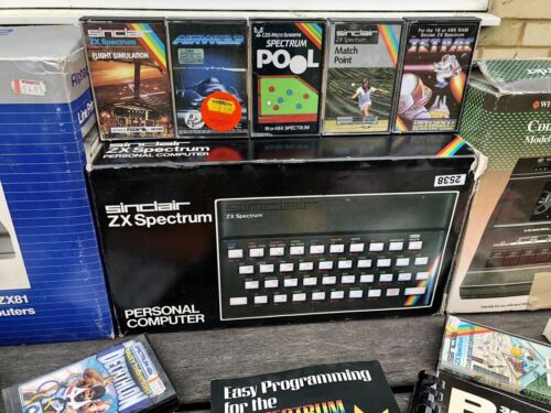 SINCLAIR ZX SPECTRUM 48K, COMPUTER PROGRAM RECORDER CPD8300, ALPHACOM 32 PRINTER