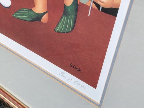 BERYL COOK, 'BATHING POOL', ALEXANDER GALLERY LIMITED EDITION PRINT, SIGNED