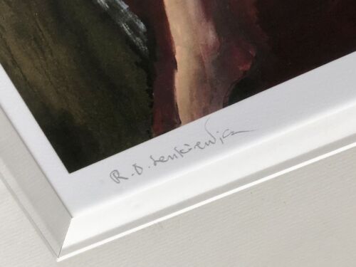 ROBERT LENKIEWICZ, 'PAINTER WITH BENEDIKTE', LIMITED EDITION PRINT 25/150 & COA