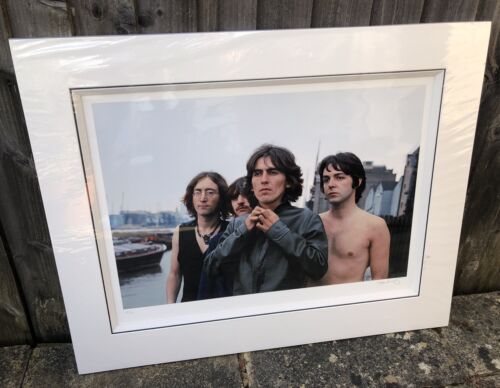 TOM MURRAY 'SCENE FROM THE THAMES II' LIMITED EDITION BEATLES PRINT SIGNED & COA