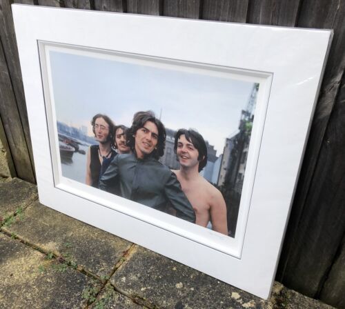TOM MURRAY, 'SCENE FROM THE THAMES I', LIMITED EDITION BEATLES PRINT 26/195 SIGNED