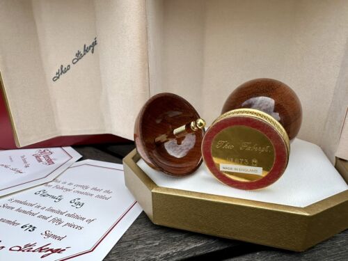 THEO FABERGE 'ETERNITY EGG' ST PETERSBURG COLLECTION LIMITED EDITION 673/750 COA