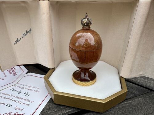 THEO FABERGE 'ETERNITY EGG' ST PETERSBURG COLLECTION LIMITED EDITION 673/750 COA