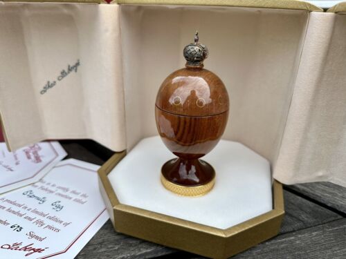 THEO FABERGE 'ETERNITY EGG' ST PETERSBURG COLLECTION LIMITED EDITION 673/750 COA