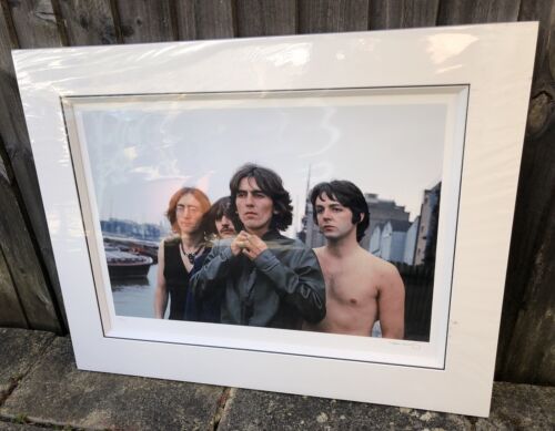 TOM MURRAY 'SCENE FROM THE THAMES II' LIMITED EDITION BEATLES PRINT SIGNED & COA