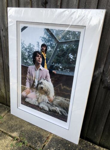 TOM MURRAY, 'MARTHA MY DEAR', LIMITED EDITION BEATLES PAUL & RINGO PRINT, SIGNED