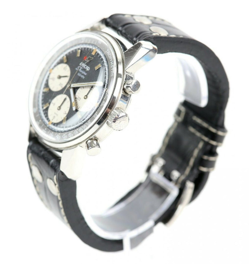 ENICAR SHERPA GRAPH 300 - 1960's JIM CLARK CHRONOGRAPH MANUAL VALJOUX WATCH