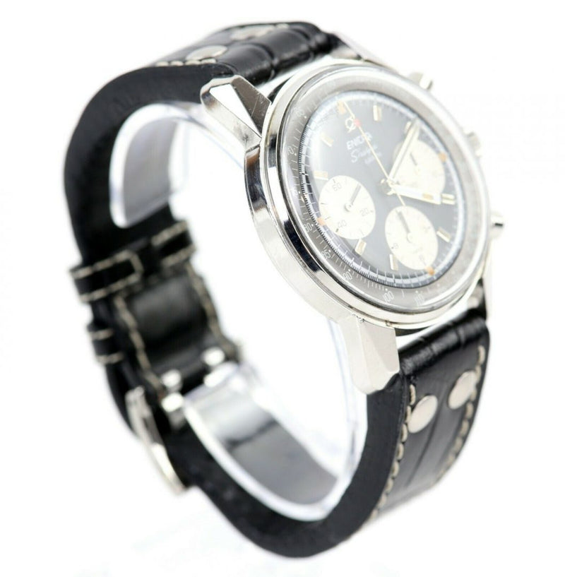 ENICAR SHERPA GRAPH 300 - 1960's JIM CLARK CHRONOGRAPH MANUAL VALJOUX WATCH