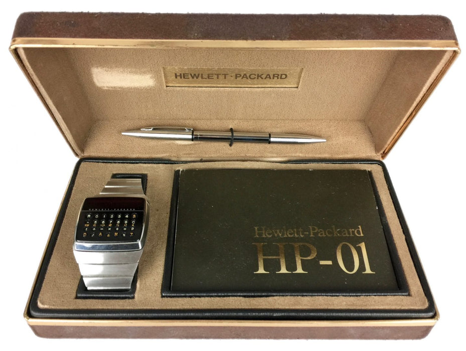 1977 HEWLETT PACKARD HP 01 CALCULATOR WATCH
