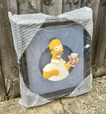 TIM WEST - 'MMM…BEER' LIMITED EDITION HOMER SIMPSON MIXED MEDIA 245/275