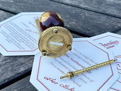 THEO FABERGE 'SUNBURST EGG' ST PETERSBURG COLLECTION LIMITED EDITION 170/250 COA