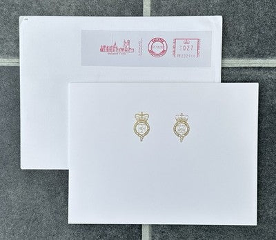HM QUEEN ELIZABETH & PRINCE PHILIP HAND SIGNED 2000 ROYAL CHRISTMAS CARD