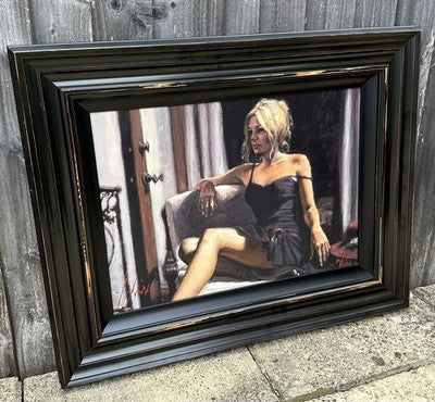 FABIAN PEREZ, 'THE RED HAT', LIMITED EDITION CANVAS PRINT 31/195 & COA