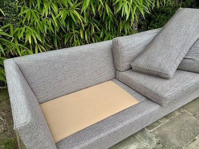 KINGCOME 'ANDERSON' LARGE 3-4 SEAT GREY FABRIC CONTEMPORARY SOFA