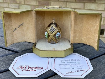 THEO FABERGE 'FOUR SEASONS EGG' ST PETERSBURG COLLECTION LIMITED EDITION 106/750