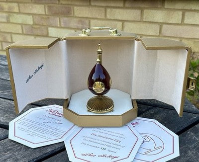 THEO FABERGE 'SUNBURST EGG' ST PETERSBURG COLLECTION LIMITED EDITION 170/250 COA