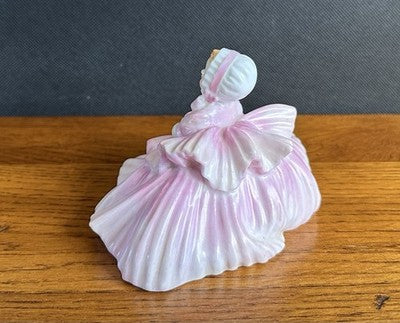 ROYAL DOULTON 'ROSEBUD' LESLIE HARRADINE GIRL IN PINK DRESS FIGURE MODEL HN1580