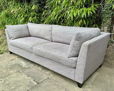 KINGCOME 'ANDERSON' LARGE 3-4 SEAT GREY FABRIC CONTEMPORARY SOFA