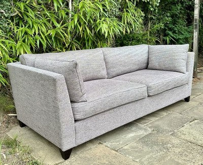 KINGCOME 'ANDERSON' LARGE 3-4 SEAT GREY FABRIC CONTEMPORARY SOFA