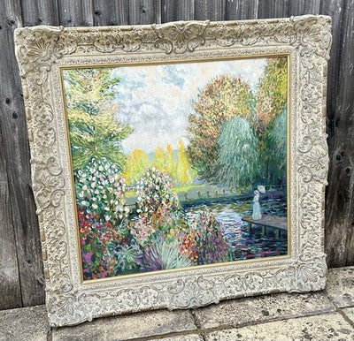 JOHN MYATT, 'PARK AT MONTGERON', CLAUDE MONET LIMITED EDITION PRINT 51/150