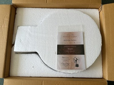 JENNINE PARKER 'ELEVATION' LIMITED EDITION BRONZE DANCER SCULPTURE FIGURE & COA