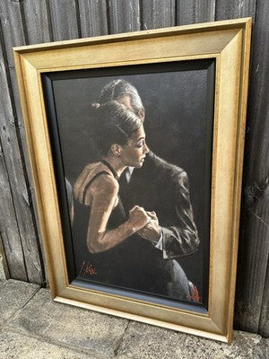 FABIAN PEREZ, 'THE PROPOSAL', LARGE LIMITED EDITION PRINT 21/195, SIGNED & COA