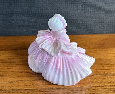 ROYAL DOULTON 'ROSEBUD' LESLIE HARRADINE GIRL IN PINK DRESS FIGURE MODEL HN1580