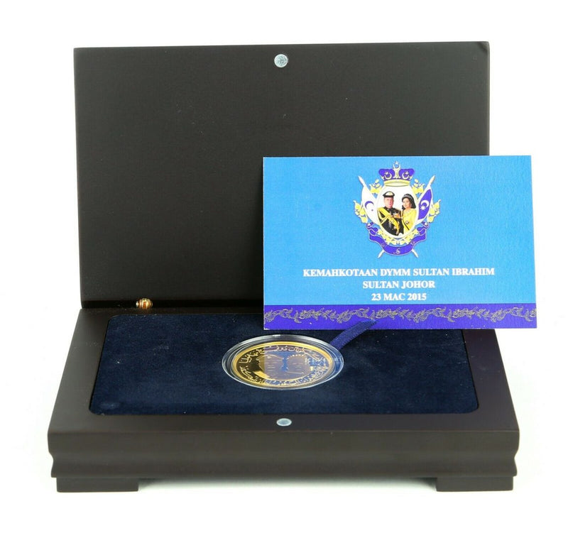 2015 KILANG WANG BANK NEGARA MALAYSIA FINE GOLD PROOF MEDALLION COIN &amp; COA