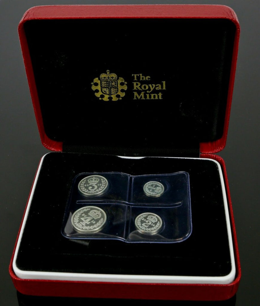 2019 Maundy Money 4D 3D 2D 1D Silver 4-Coin Set & Royal Mint Presentation  Case — PM Antiques & Collectables
