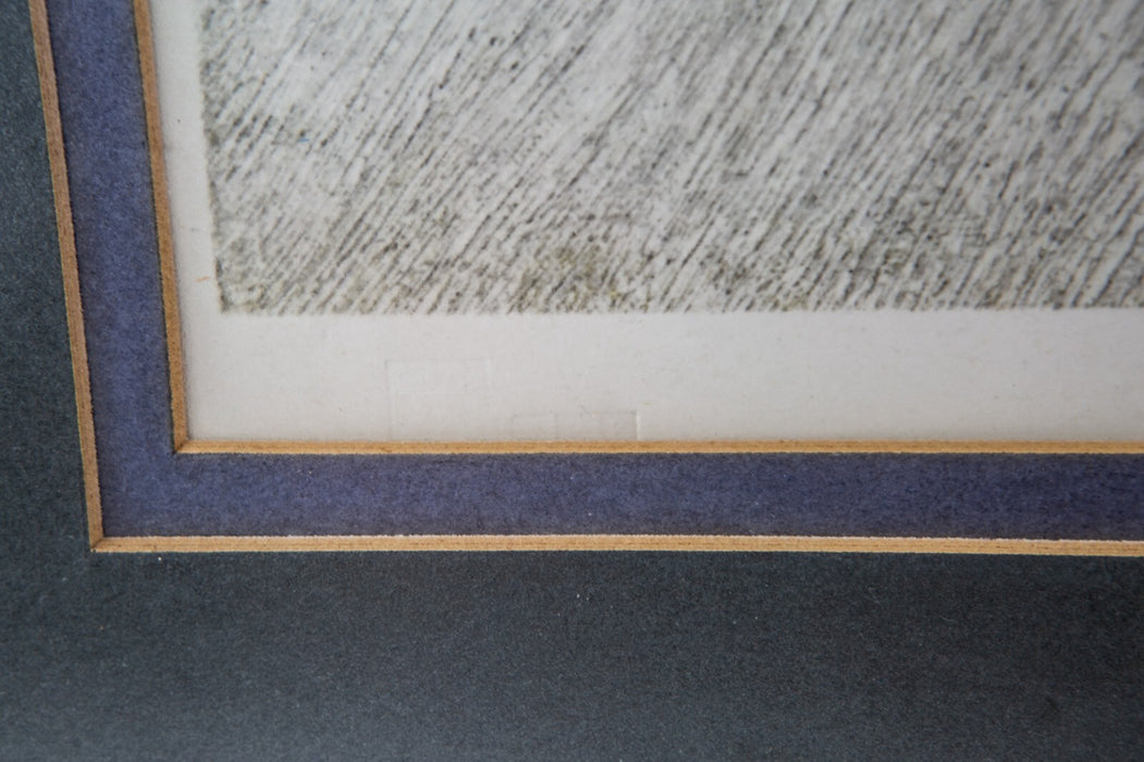 L.S. LAURENCE STEPHEN LOWRY 'THE CART' SIGNED & BLINDSTAMPED LIMITED EDITION PRINT