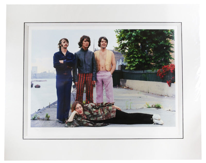 TOM MURRAY, 'THE DOCKS', LIMITED EDITION BEATLES PRINT 73/195, SIGNED & COA