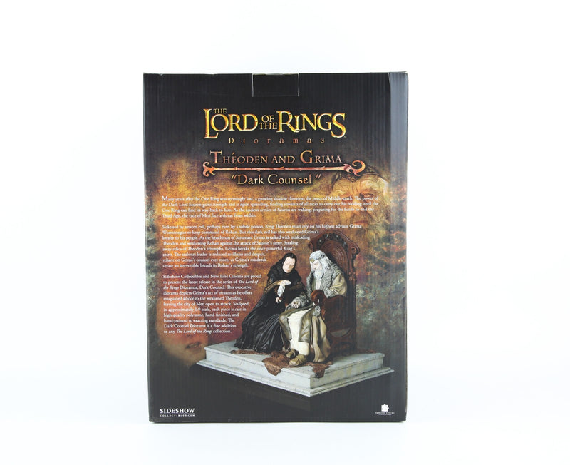 LORD OF THE RINGS - SIDESHOW 'THÉODEN AND GRIMA' MODEL 9717 221/500, BOXED