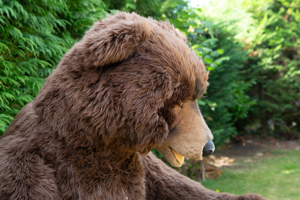 STEIFF STUDIO LIFESIZE BROWN GRIZZLY BEAR 500558