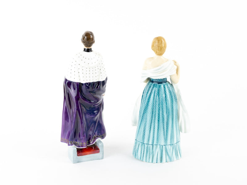 ROYAL DOULTON - THE PRINCE OF WALES HN2883 & LADY DIANA SPENCER HN2885 FIGURES