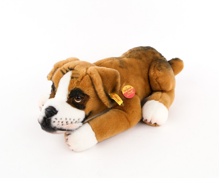 STEIFF 'BERNIE' BOXER DOG TEDDY BEAR 660184