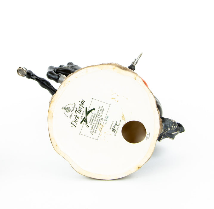 ROYAL DOULTON 'DICK TURPIN' LIMITED EDITION FIGURE MODEL HN3272 & COA