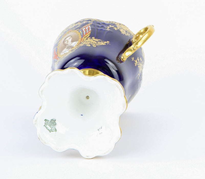 AYNSLEY - KING EDWARD VIII CORONATION ROYAL COMMEMORATIVE GOBLET TROPHY VASE